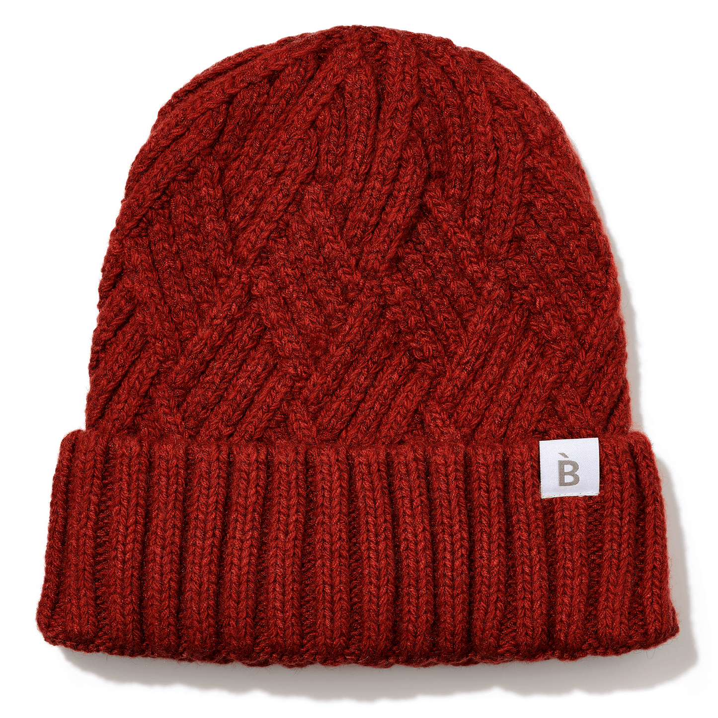 Bonnet doublé en soie bourgogne
