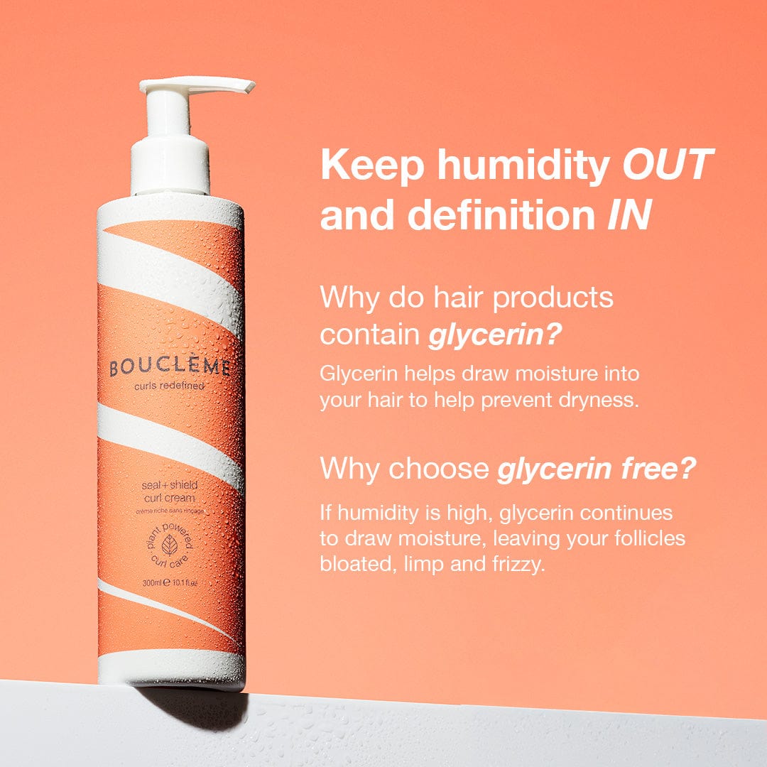 Pourquoi choisir la crème bouclante sans glycérine Seal + Shield ?