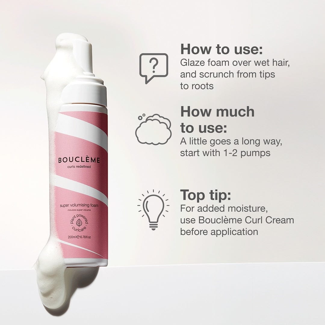 Comment utiliser notre mousse super-volumisante dans votre routine bouclée ?