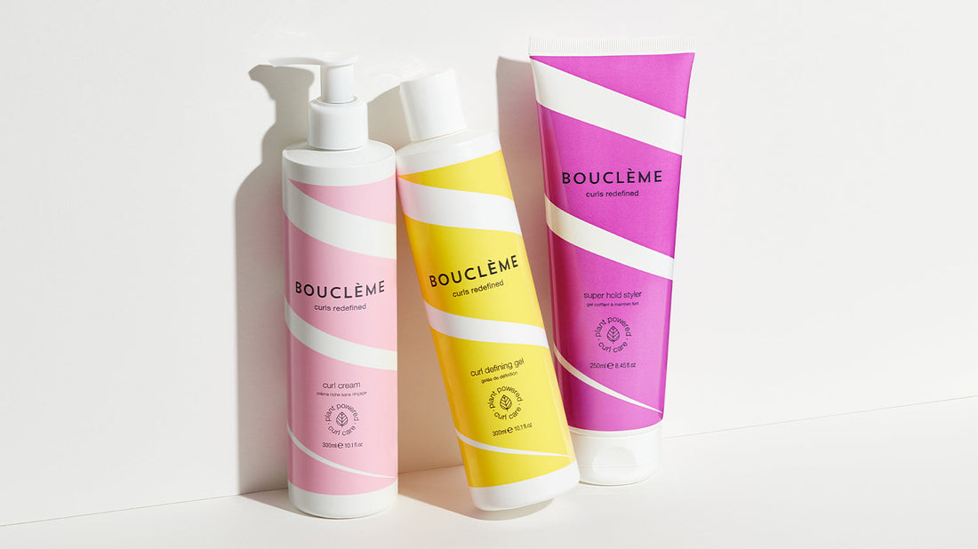 Crème et gel définissant les boucles de Bouclème
