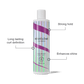 Super Hold Styler : offre une tenue forte et flexible, définit les boucles et fixe la forme pour un style durable.