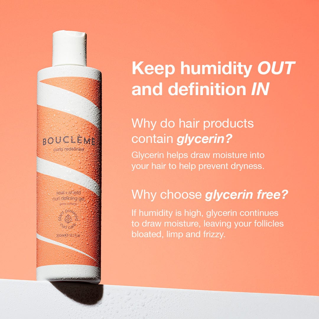 Pourquoi choisir le gel définissant les boucles Seal + Shield sans glycérine ?