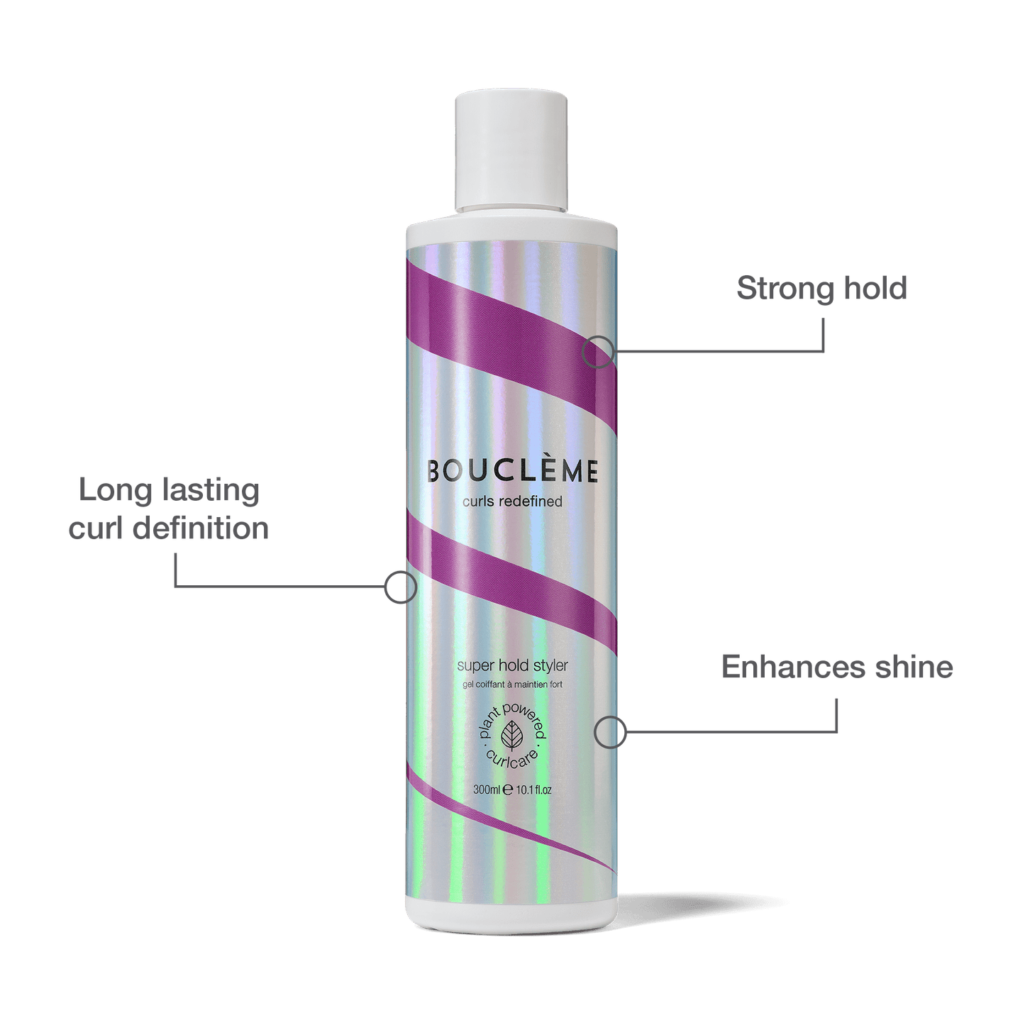 Le gel pour cheveux bouclés pour une définition et une tenue incomparables, afin de maintenir vos boucles en forme tout au long de la journée.