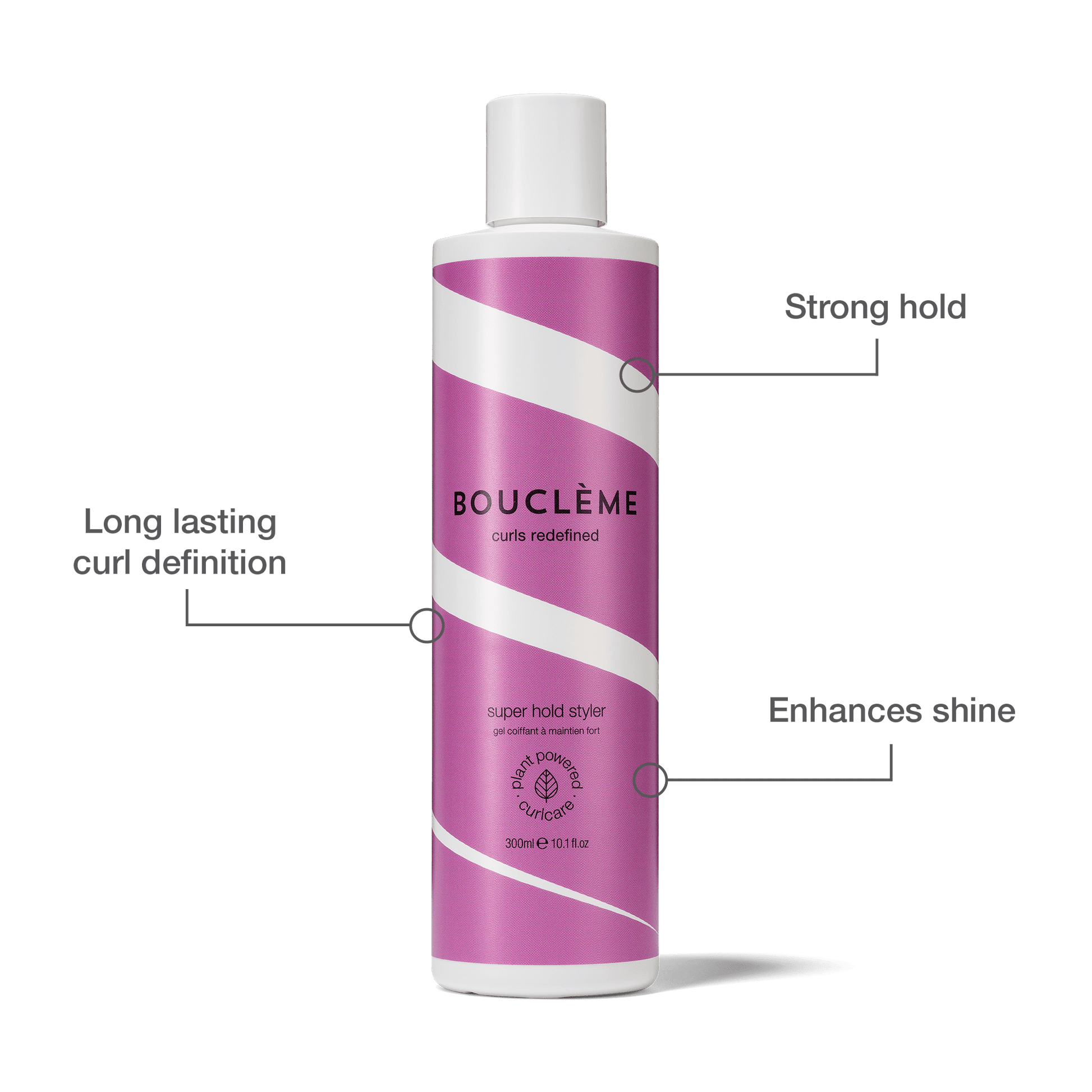 Le gel pour cheveux bouclés pour une définition et une tenue incomparables, afin de maintenir vos boucles en forme tout au long de la journée.